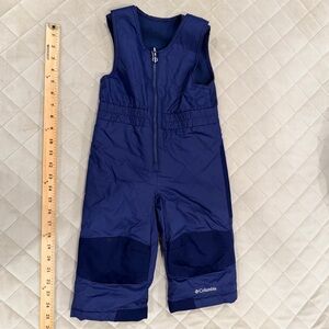 Columbia Toddler Snow Bib Pants 18–24M Navy Blue